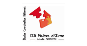 Logo de l'agence d'architecture ECB Maitres d'œuvre, à Changé.